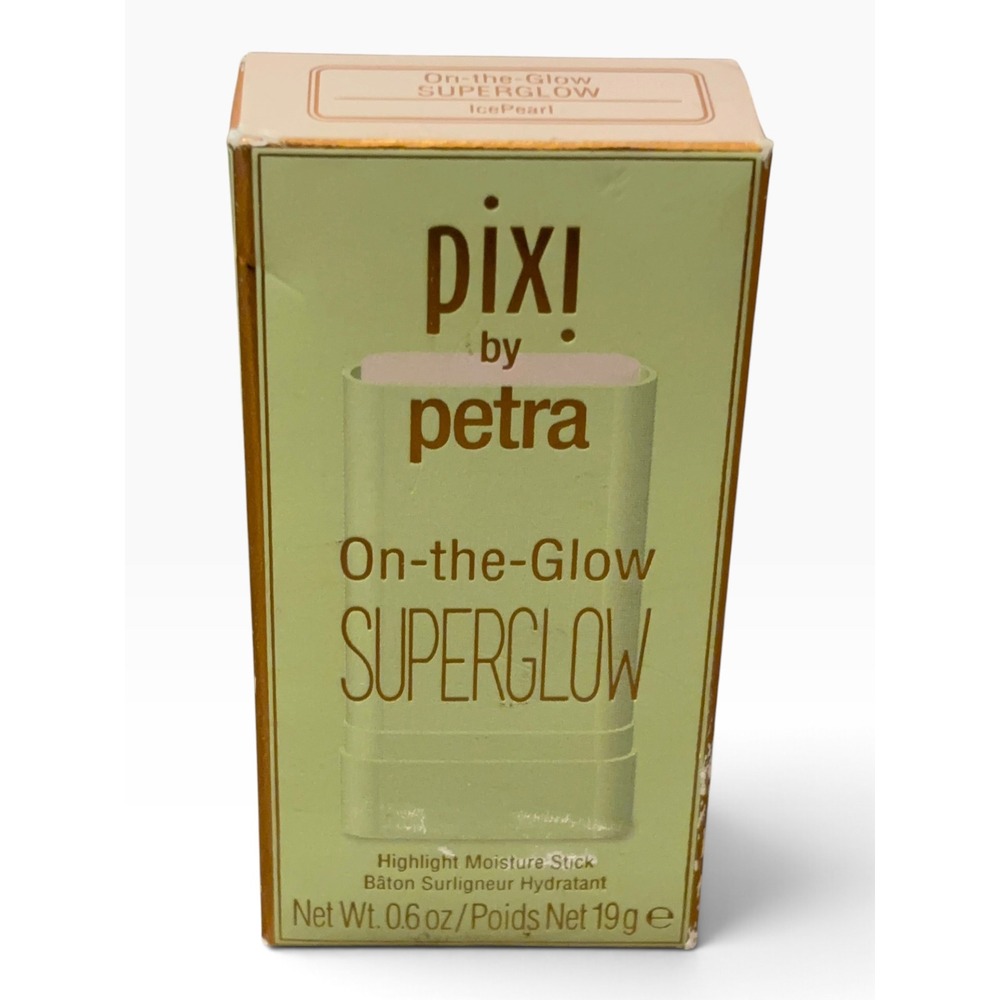 Pixi by Petra On-the-Glow Superglow Highlight Moisture Stick IcePearl 0.6oz NEW